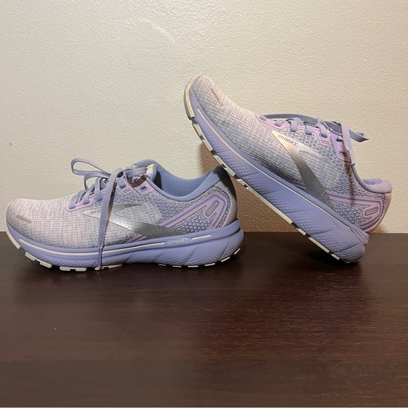 Brooks Ghost 14 Women’s Running Shoes Size 7.5 Medium B Purple Gray Cushion - Picture 1 of 12